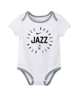 Baby Boys and Girls Utah Jazz Bodysuit Pack of 3