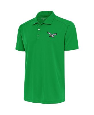 Antigua - Men's Kelly Green Philadelphia Eagles Throwback Logo Legacy Pique Polo Shirt