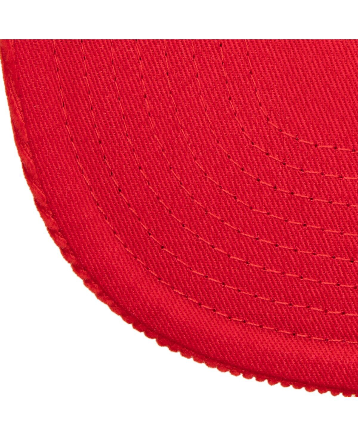 Mitchell & Ness Men's Red Boston Red Sox Corduroy Snapback Hat In Red