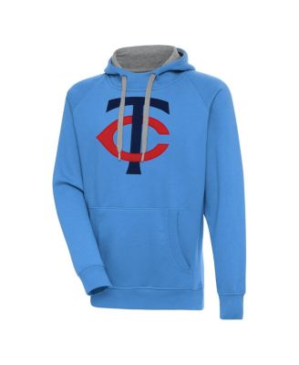 Antigua - Men's Light Blue Minnesota Twins Victory Pullover Hoodie