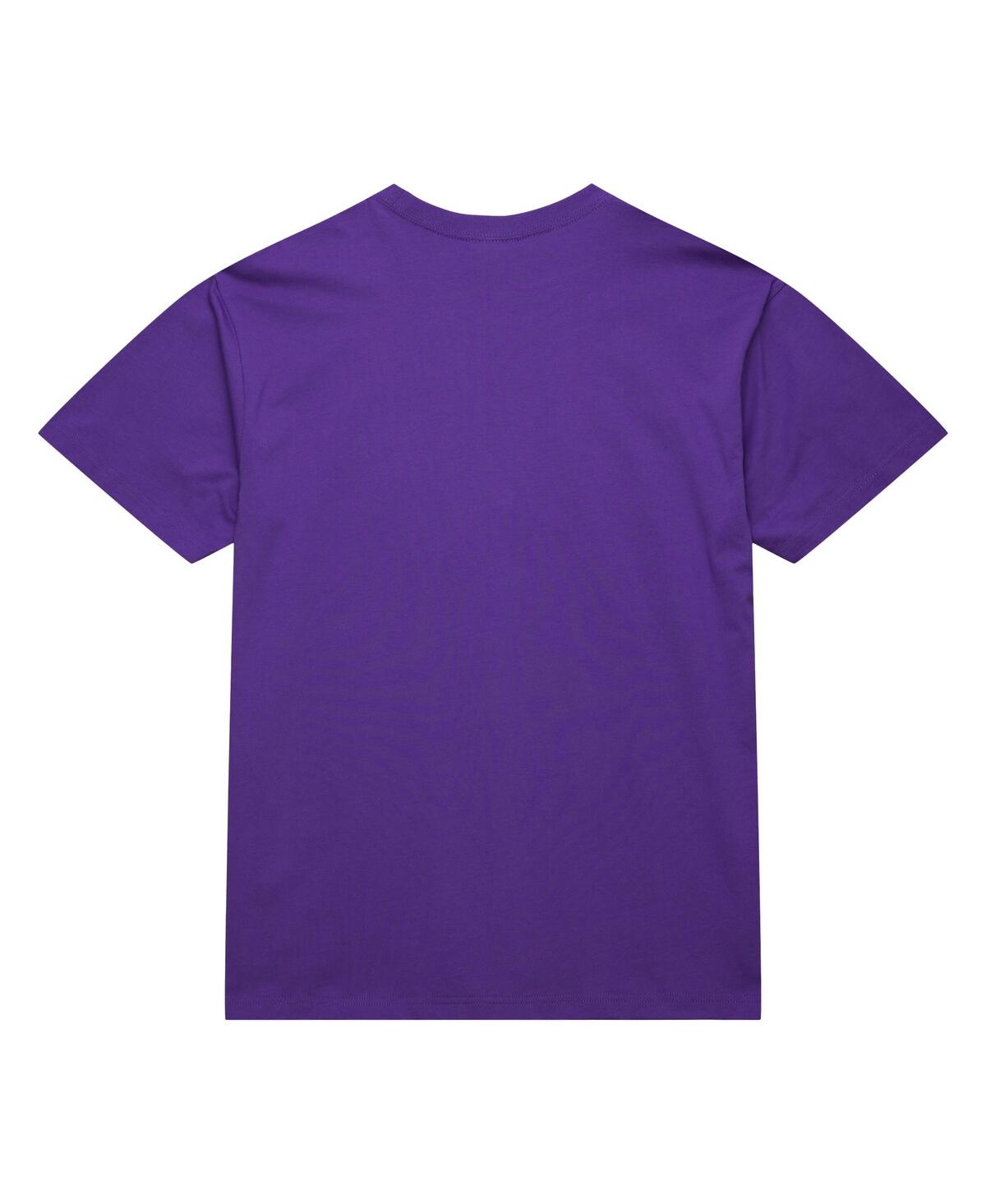 Mitchell & Ness Men's Raptors Purple Toronto Raptors Hardwood Classics Neon Nights Premium T-shirt In Purple