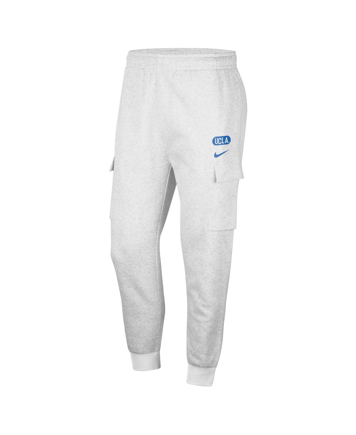 Nike Men's Heather Gray Ucla Bruins Club Cargo Jogger Pants In Heather Gray