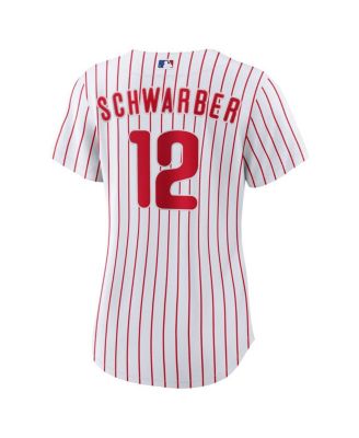 Women's Kyle Schwarber White Philadelphia Phillies Home Replica Jersey