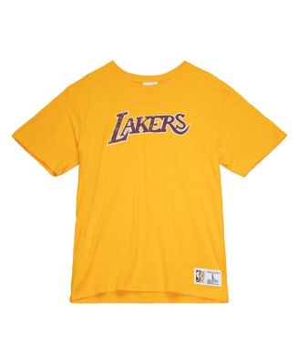 Mitchell & Ness - Men's Gold Los Angeles Lakers Legendary Slub T-Shirt