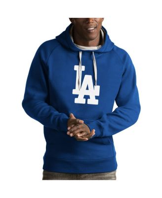 Antigua - Men's Royal Los Angeles Dodgers Victory Pullover Hoodie