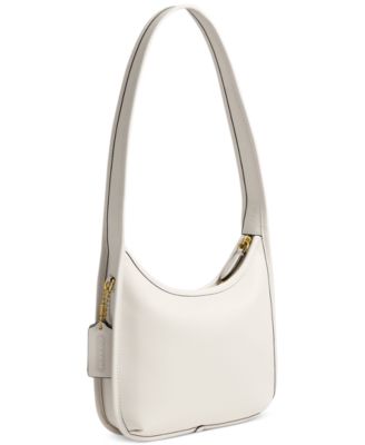 Curve Zip Small Leather Shoulder Bag