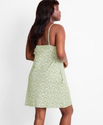 Women's Solid Shelf-Bra Chemise, Exclusively at Macy's