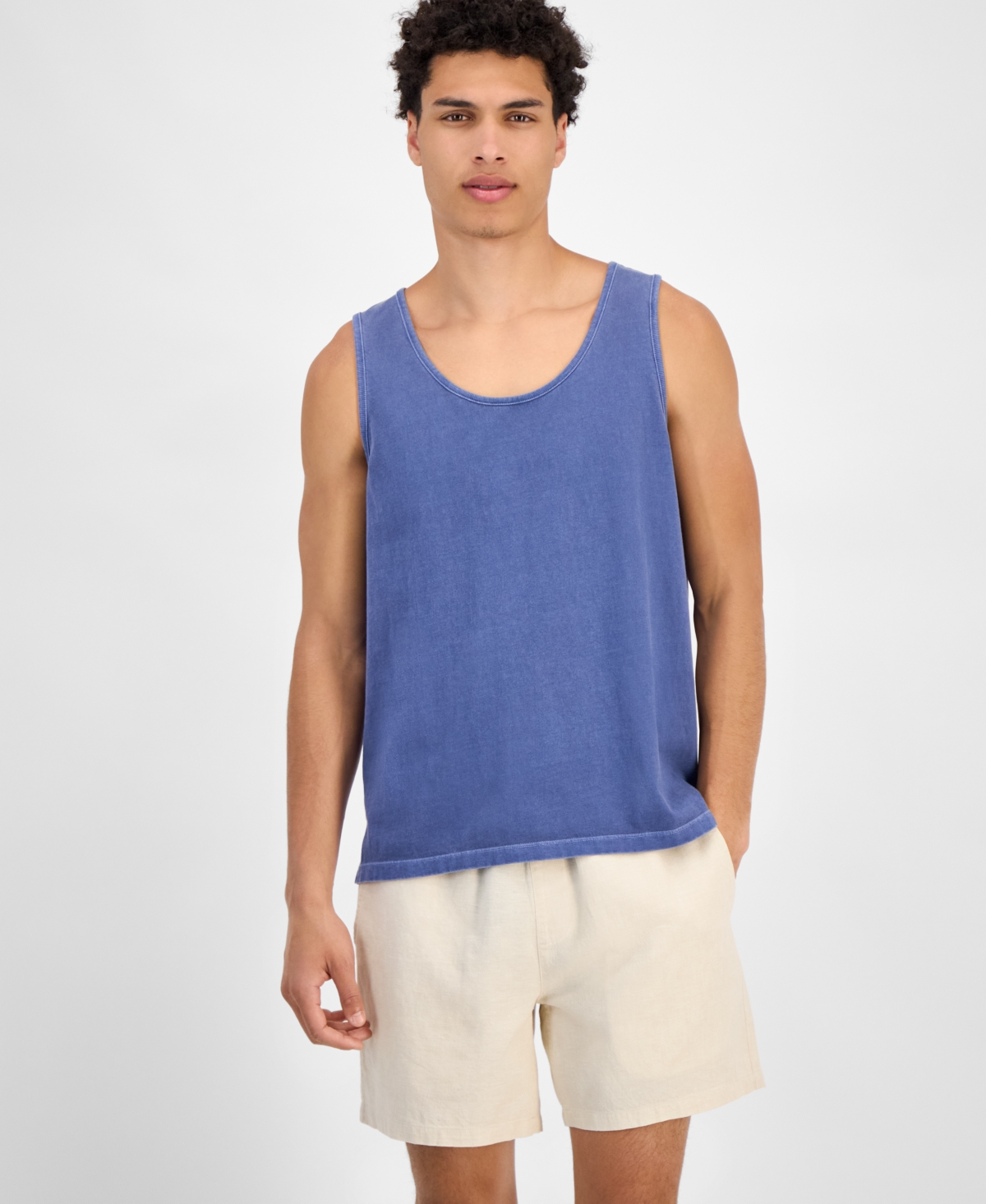 Sun + Stone Men's Washed Tank, Exclusively At Macy's