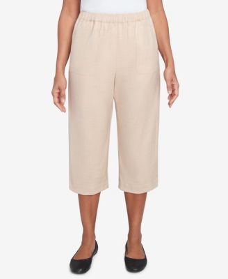 Women's Catalina Island Patch Pocket Elastic Waistband Capri Pants