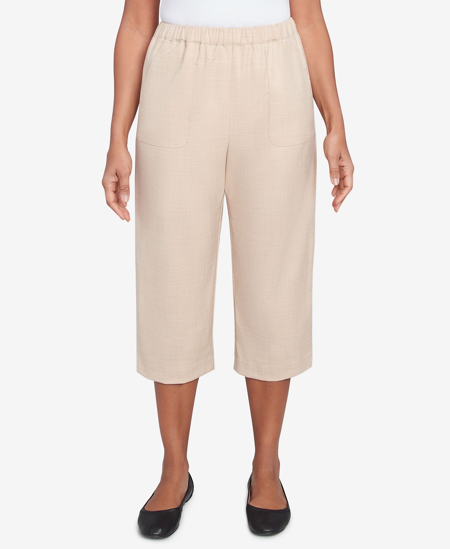 Women's Catalina Island Patch Pocket Elastic Waistband Capri Pants
