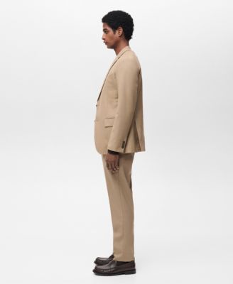 Men's Slim-Fit Suit Pants