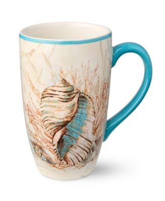 Escape to the Sea 4-Pc. Mugs, Service For 4