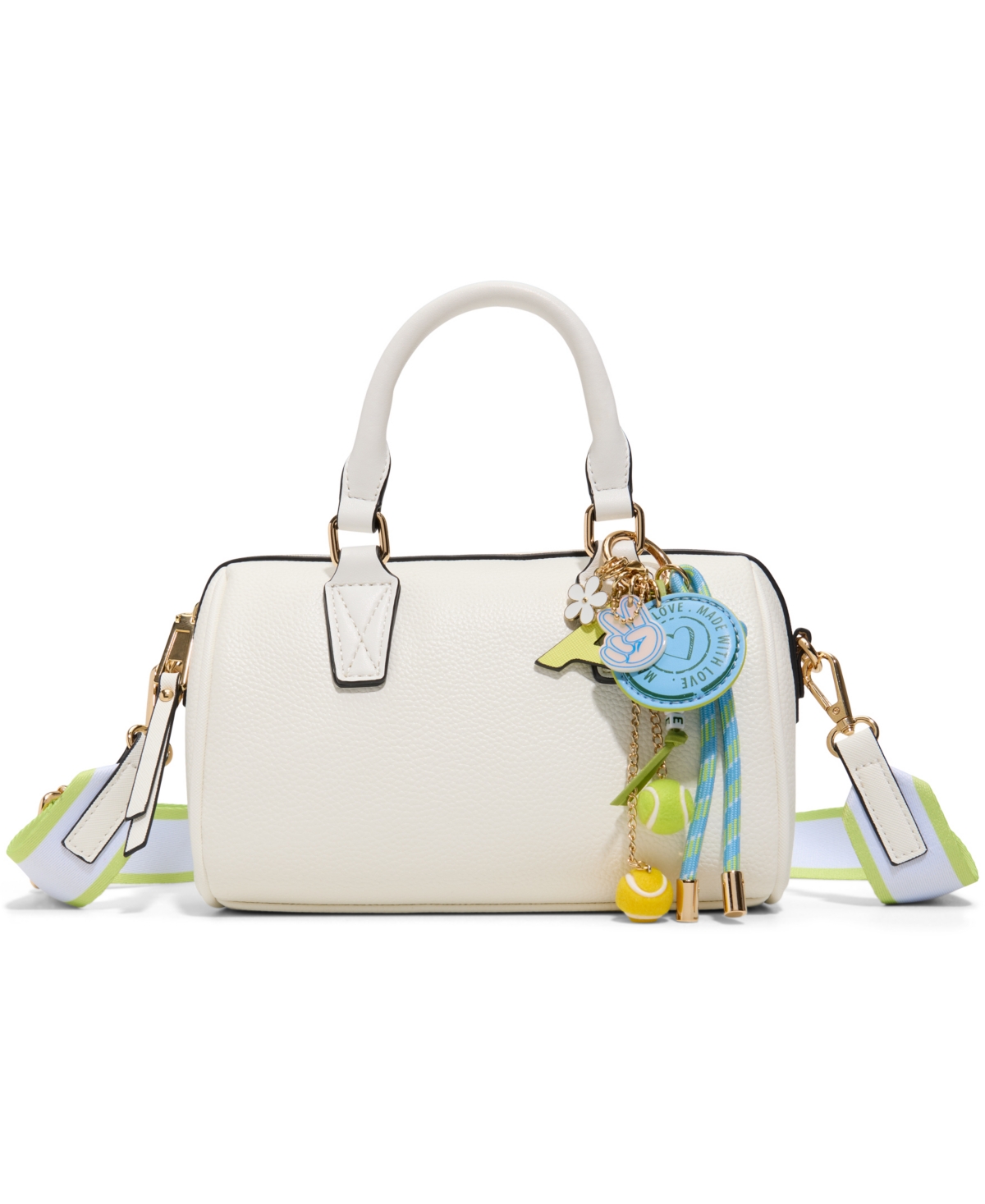 Adilynx Mini Barrel Bag - White