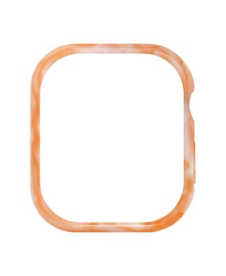 Women's Peach Marbleized Acetate Protective Band Case for Apple Watch 40mm