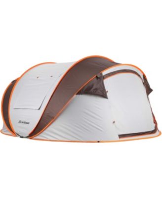 Camping Instant Tent, 6 Person Pop Up Tent, Water Resistant Dome Tent, Easy Setup for Camping Hiking and Outdoor, Portable Tent with Carry Bag, for 3 Seasons