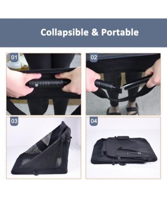 Soft Pet Crate: 30" - Black