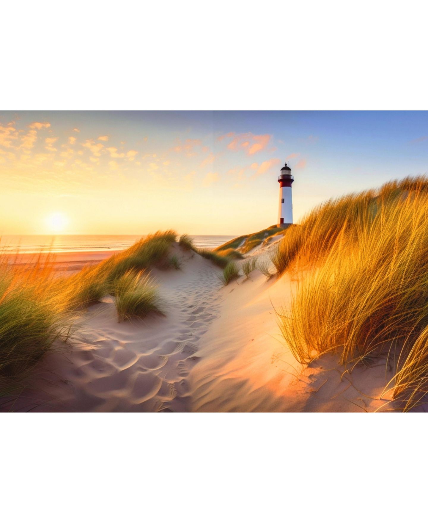 Детский пазл Trefl Sunset Beach Lighthouse 1000-Piece Puzzle, Ages 12+, цвет: Разноцветный — фото 3