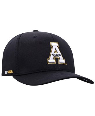 Men's Black Appalachian State Mountaineers Reflex Flex Hat