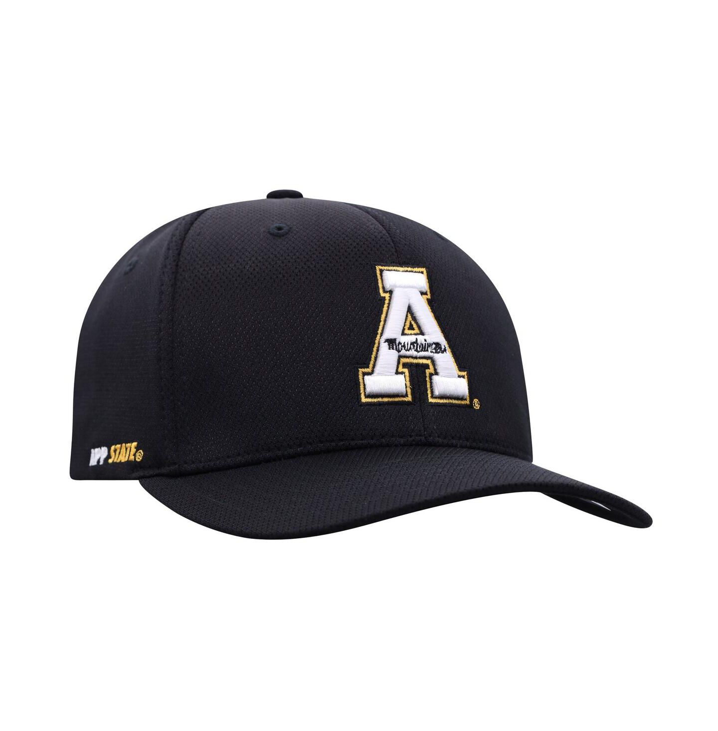 Мужская кепка Top of the World Black Appalachian State Mountaineers Reflex Flex Hat — фото 3