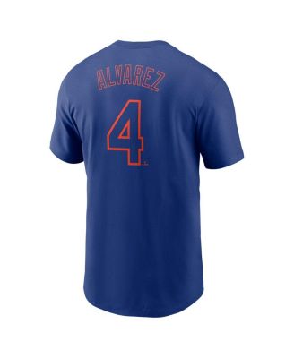 Men's Francisco Alvarez Royal New York Mets Fuse Name Number T-Shirt