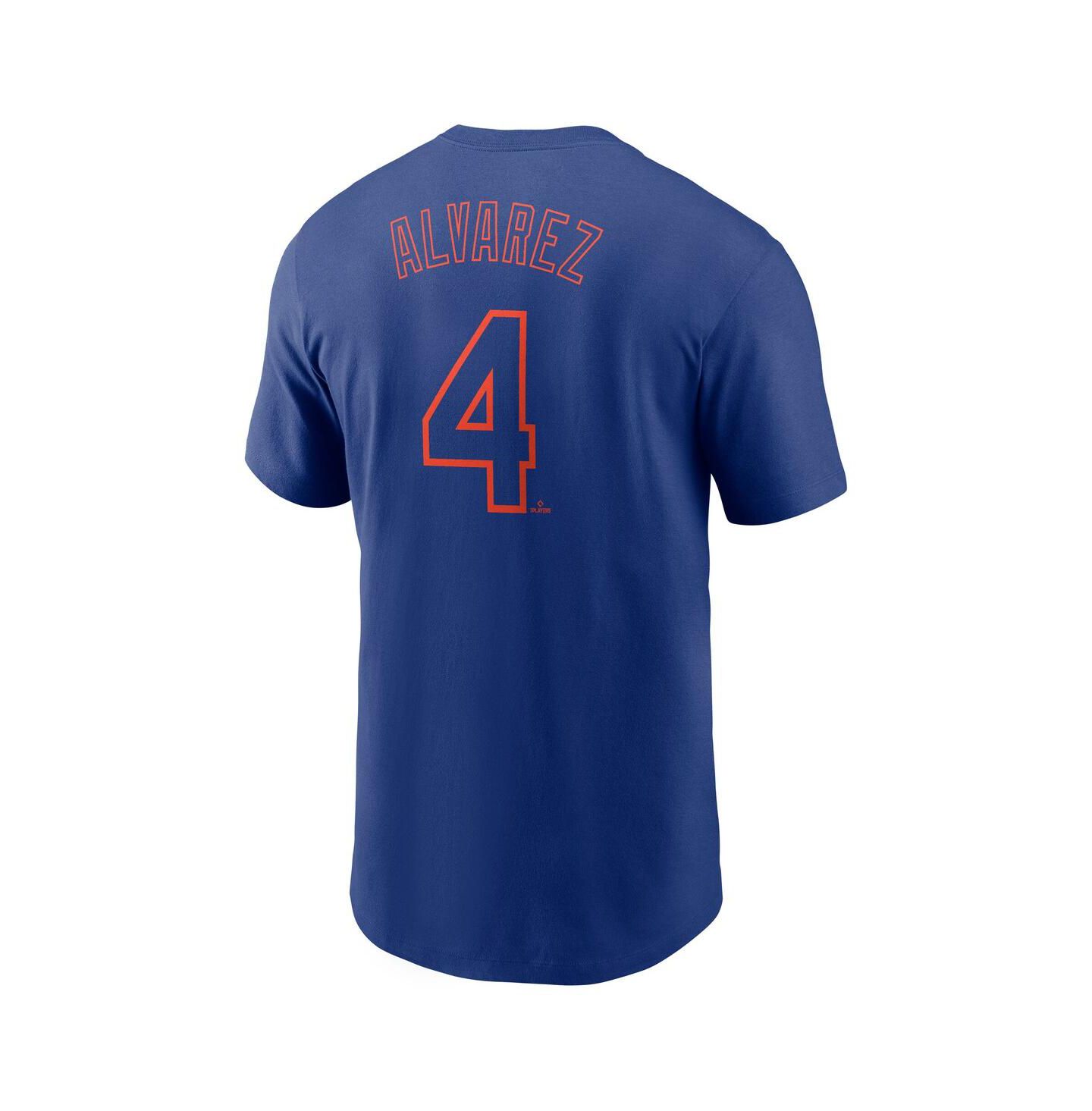 Мужская футболка Nike Francisco Alvarez Royal New York Mets Fuse Name & Number — фото 2