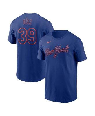 Nike - Men's Edwin Diaz Royal New York Mets Fuse Name Number T-Shirt