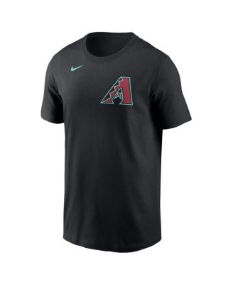Men's Corbin Burnes Black Arizona Diamondbacks Fuse Name Number T-Shirt