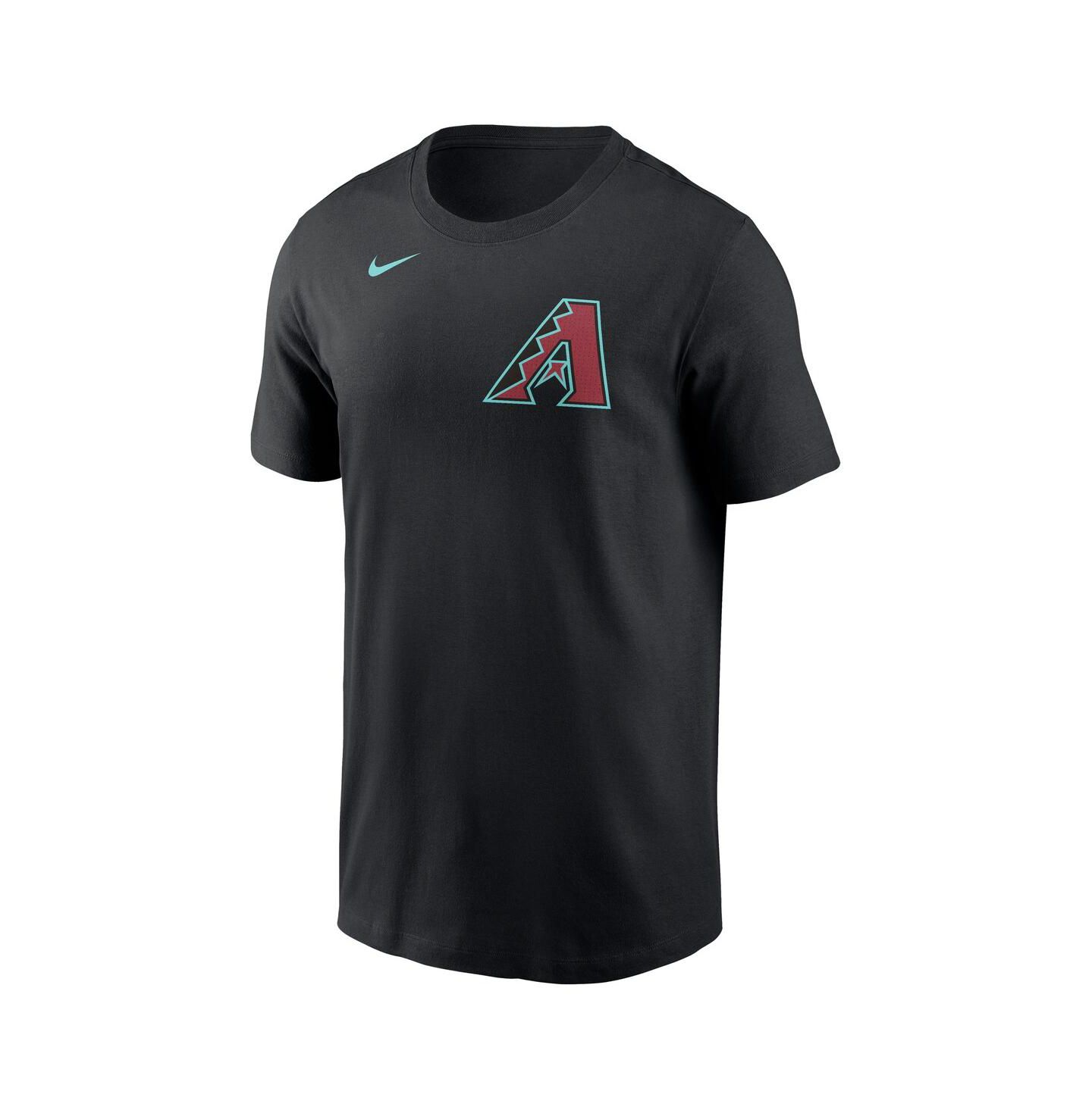 Мужская футболка Nike Corbin Burnes Black Arizona Diamondbacks Fuse Name & Number — фото 2