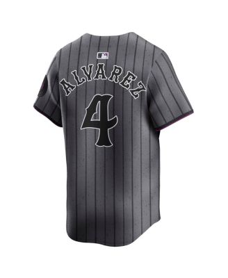 Nike Men's Francisco Alvarez Gray New York Mets City Connect