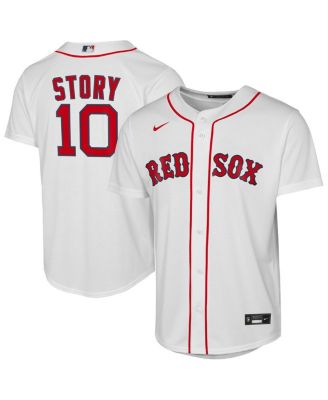 Nike - Big Boys and Girls Trevor Story White Boston Red Sox Home Replica Player Jersey