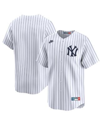 Nike - Men's White New York Yankees Throwback Cooperstown Collection Limited Jersey