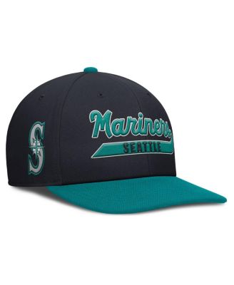 Nike - Men's Navy/Aqua Seattle Mariners Pro Performance Snapback Hat
