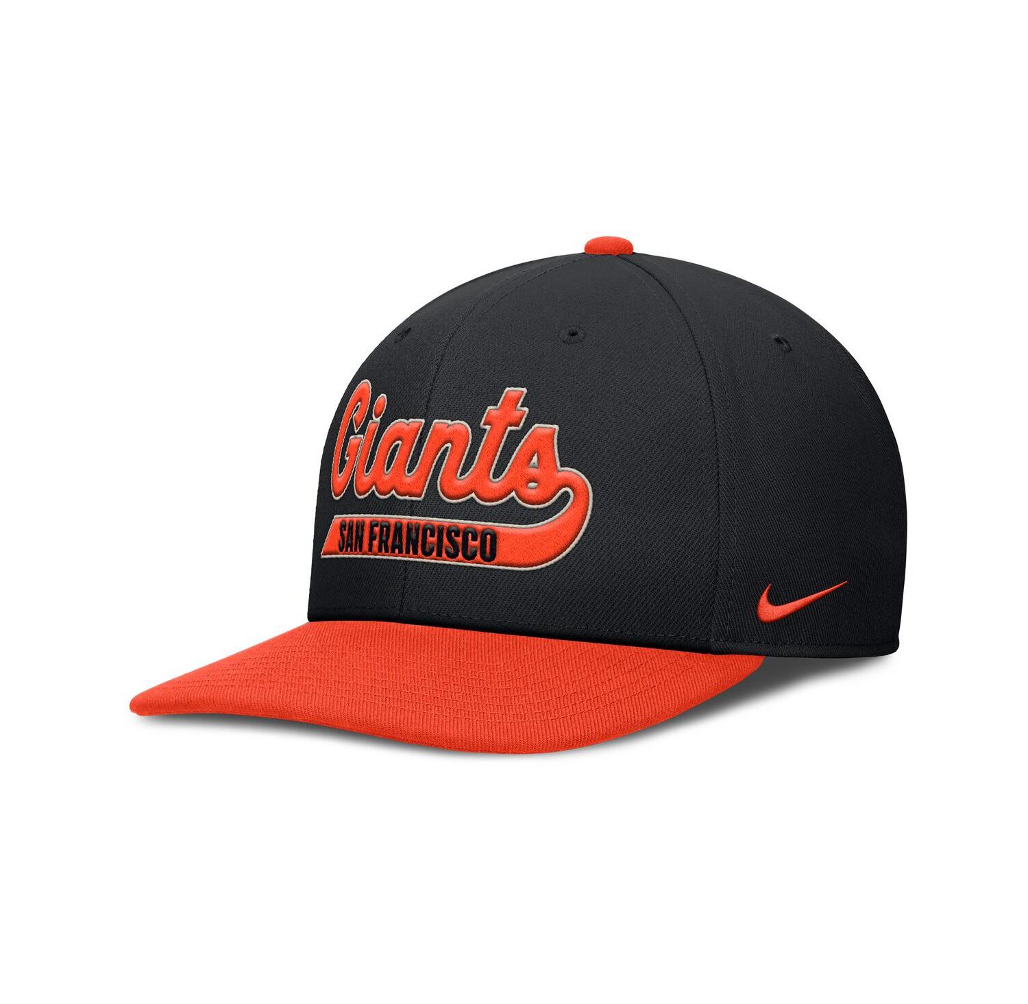 Men's Black/Orange San Francisco Giants Pro Performance Snapback Hat