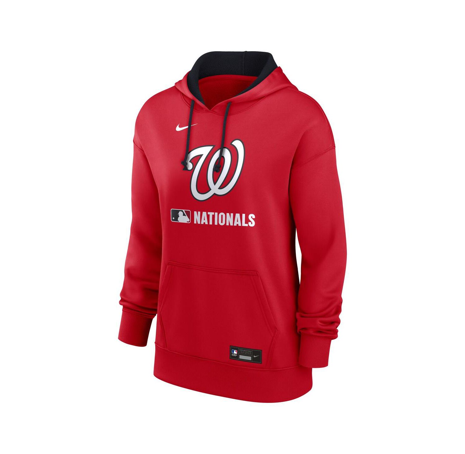 Women's Red Washington Nationals Authentic Collection Performance Pullover Hoodie