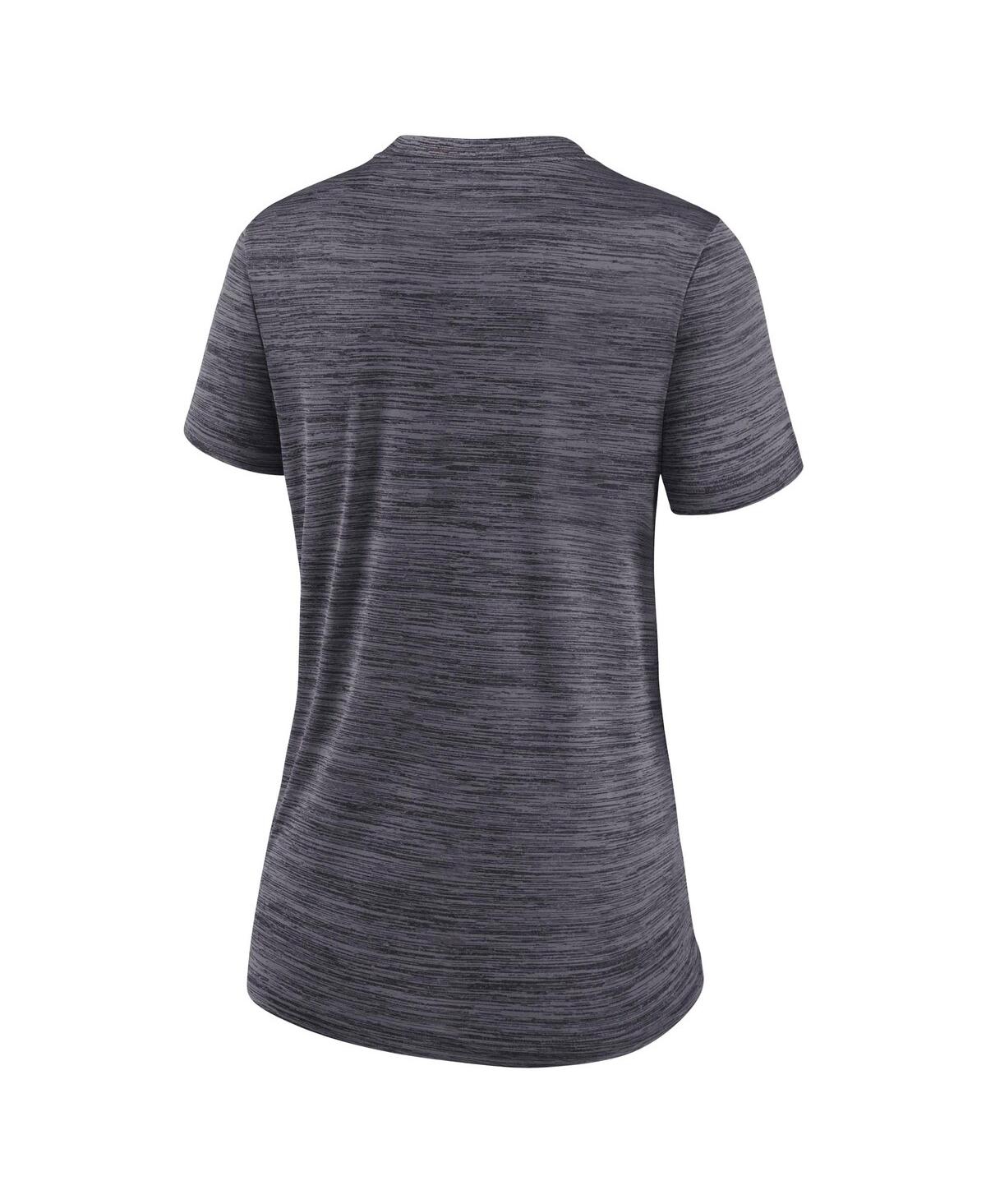 Nike Women's Black Miami Marlins Authentic Collection Velocity Performance T-shirt