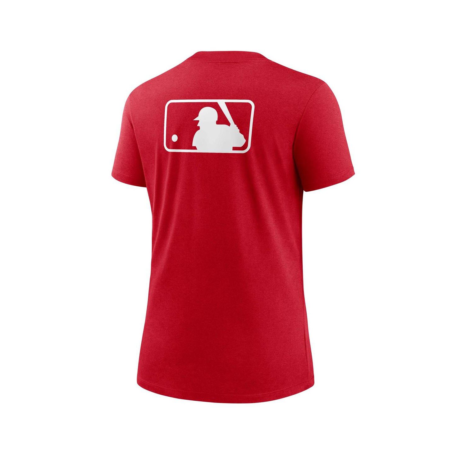 Women's Red Washington Nationals Authentic Collection Early Work Tri-Blend T-Shirt