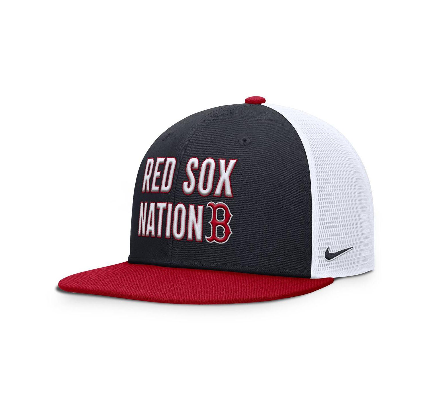 Men's Navy/Red Boston Red Sox Pro Trucker Snapback Hat