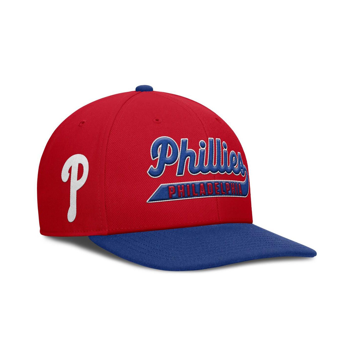 Мужская кепка Nike Red/Royal Philadelphia Phillies Pro Performance Snapback Hat — фото 1
