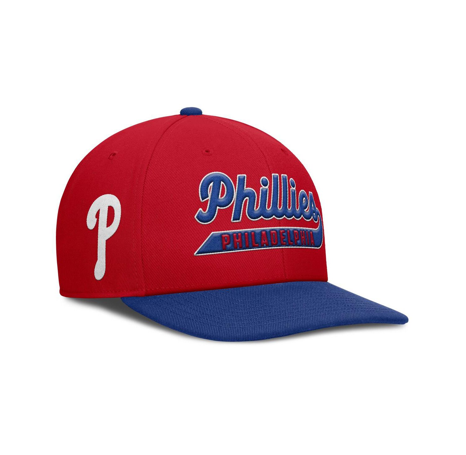 Men's Red/Royal Philadelphia Phillies Pro Performance Snapback Hat