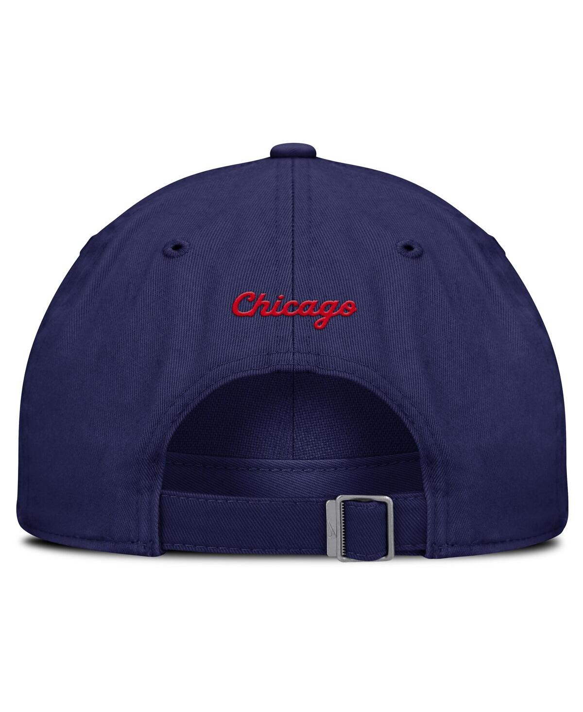 Nike Women's Royal Chicago Cubs Club Adjustable Hat In Navy