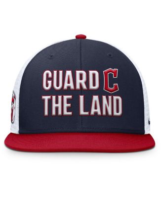 Men's Navy/Red Cleveland Guardians Pro Trucker Snapback Hat