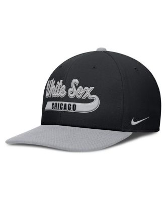Men's Black/Gray Chicago White Sox Pro Performance Snapback Hat