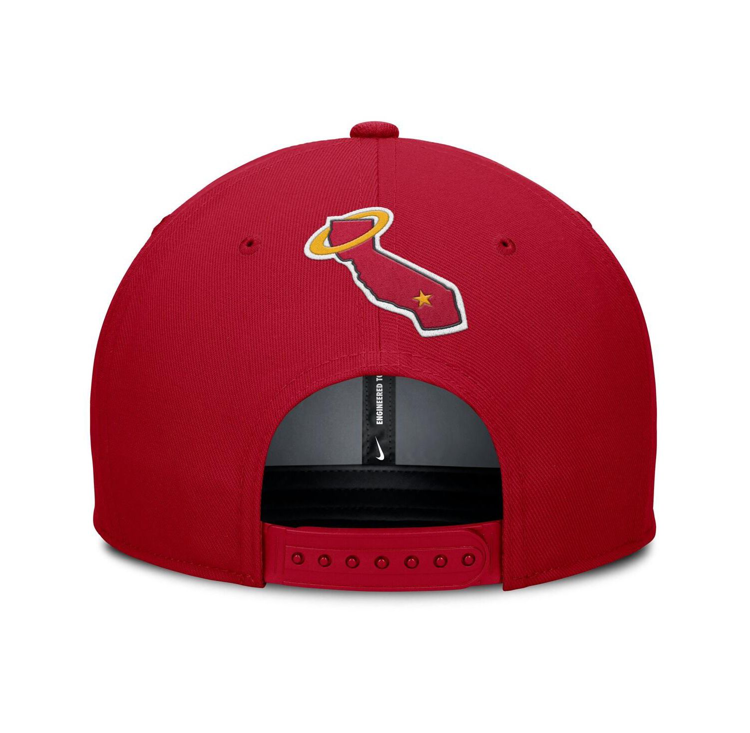 Men's Gray/Red California Angels Cooperstown Collection Pro Performance Snapback Hat