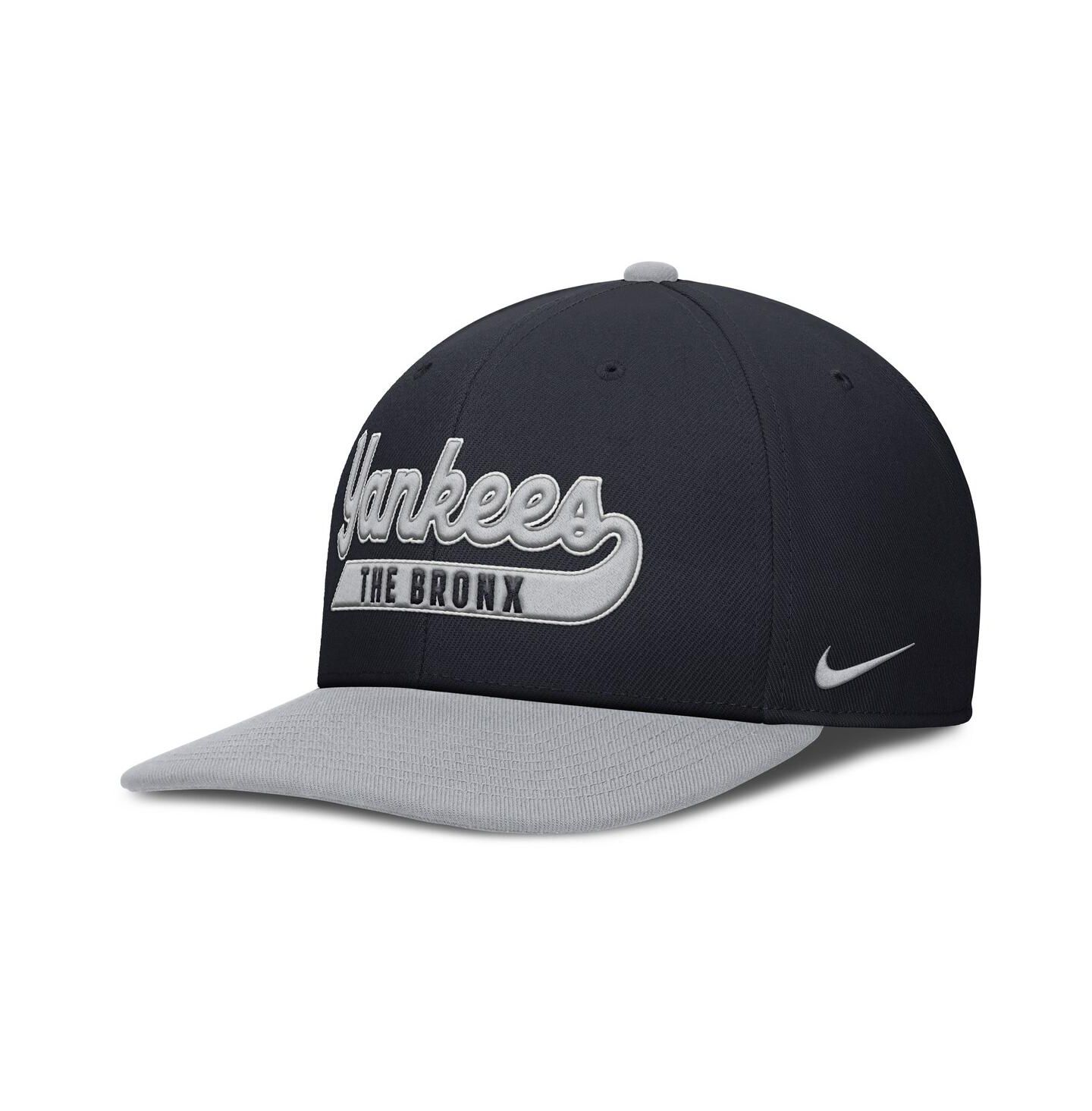 Мужская кепка Nike Navy/Gray New York Yankees Pro Performance Snapback Hat — фото 2