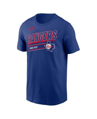 Men's Royal Texas Rangers Cooperstown Collection Retro T-Shirt