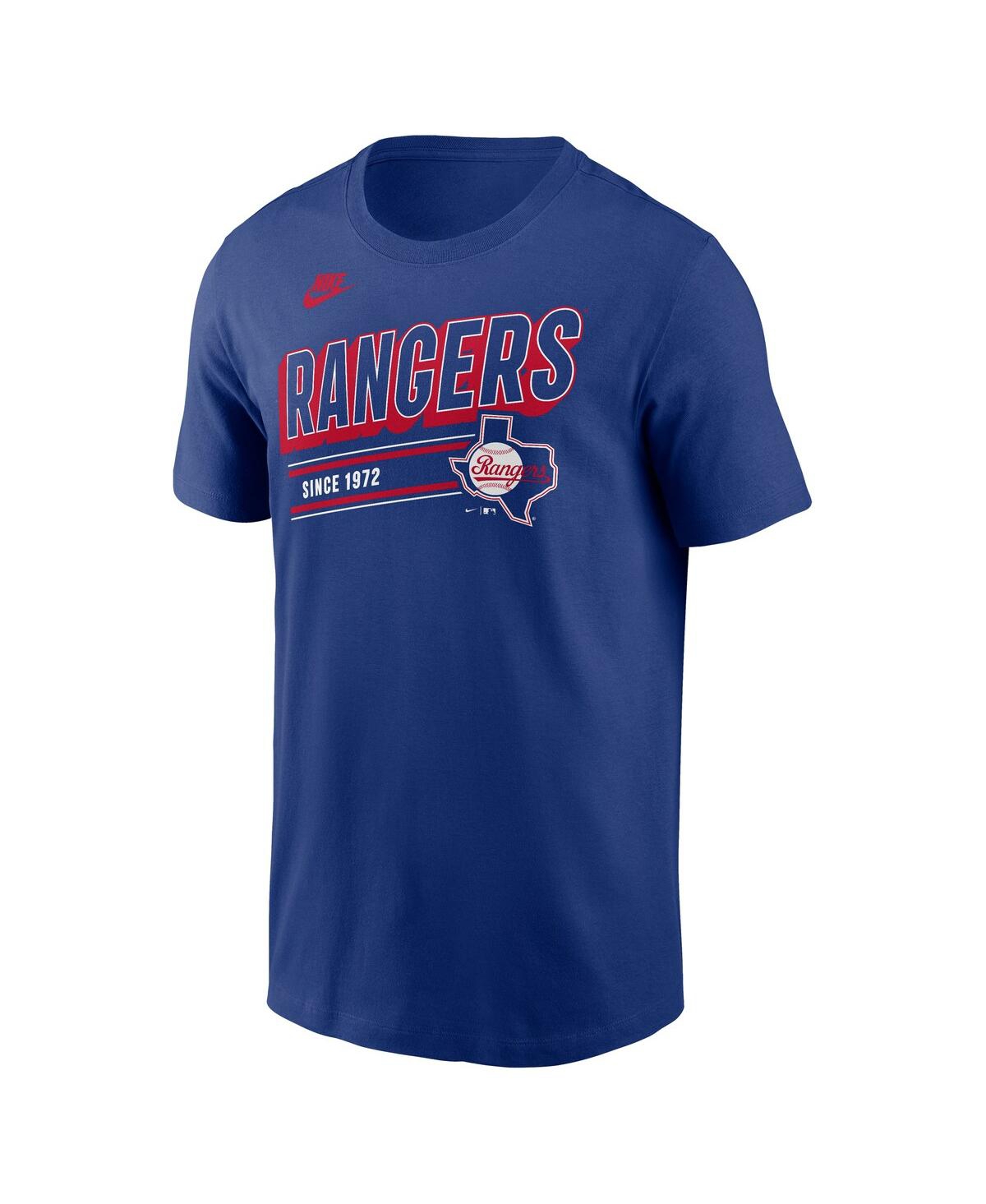 Nike Royal Texas Rangers Cooperstown Collection Retro T-shirt In Royal