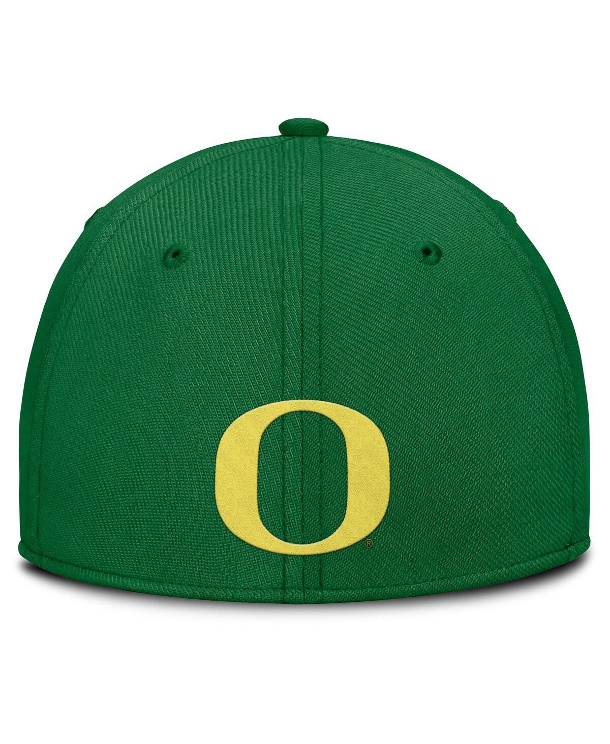 Nike Men's Green Oregon Ducks Local Swoosh Flex Hat In Green