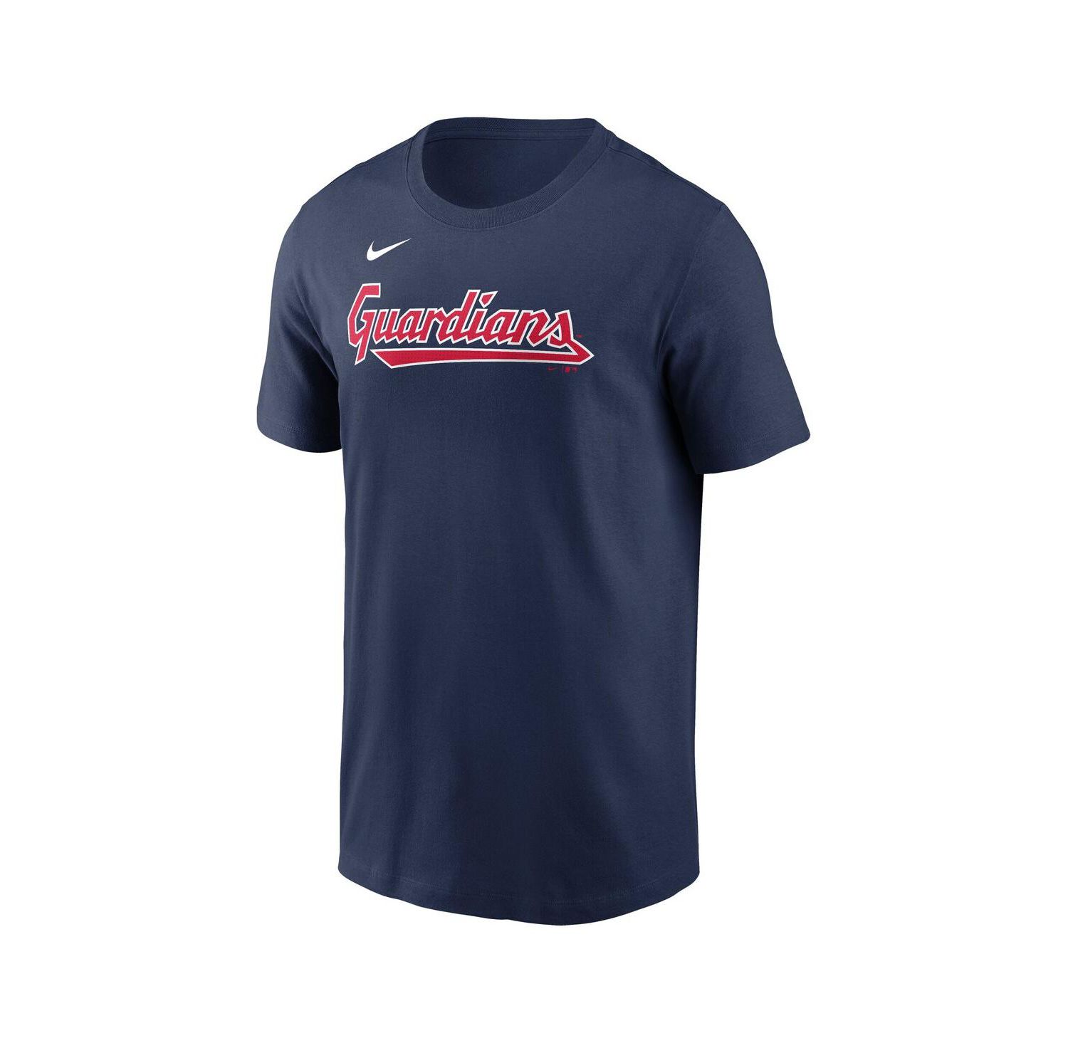 Men's Jose Ramirez Navy Cleveland Guardians Fuse Name & Number T-Shirt