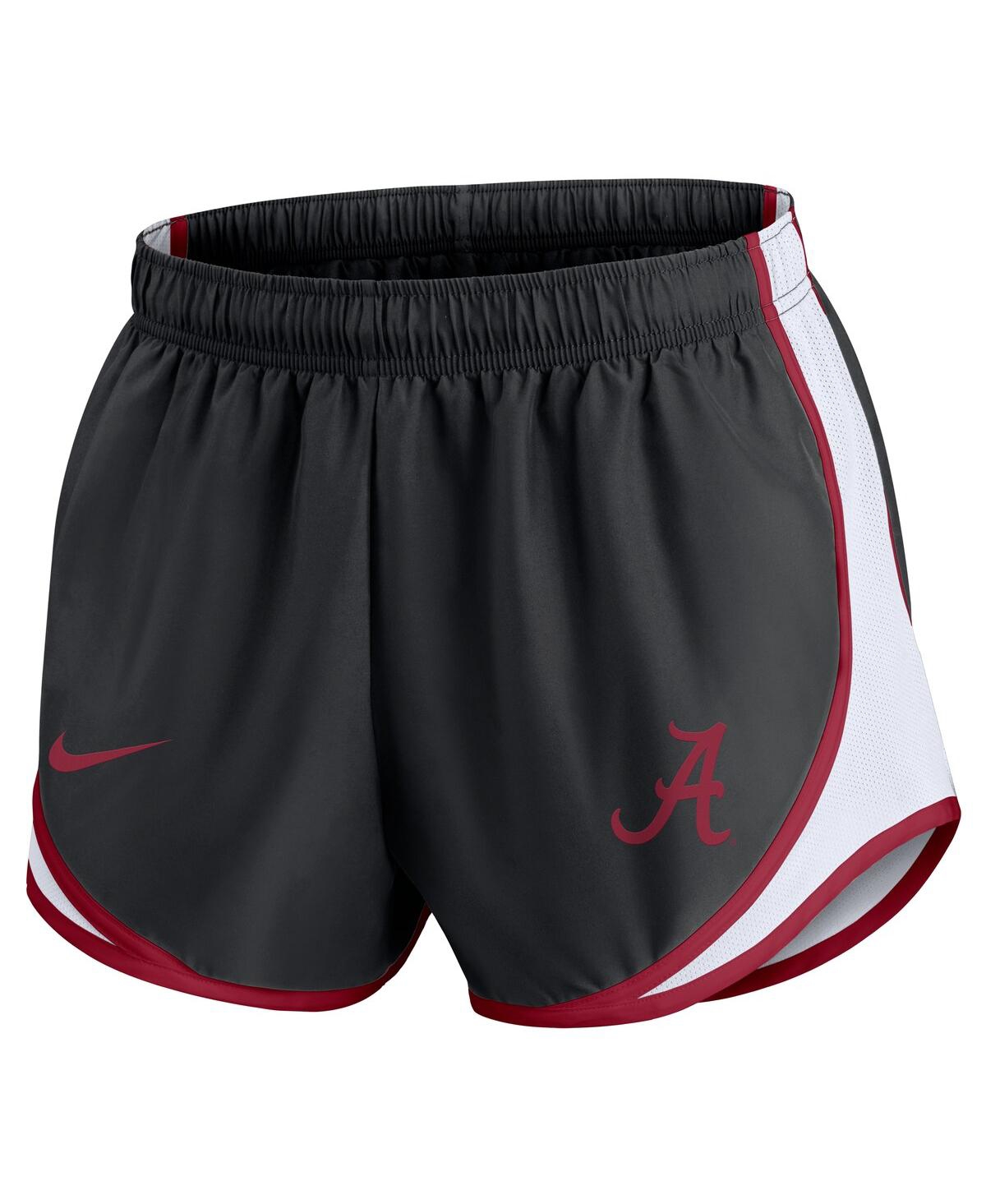 Nike Anthracite Alabama Crimson Tide Team Tempo Performance Shorts In Black