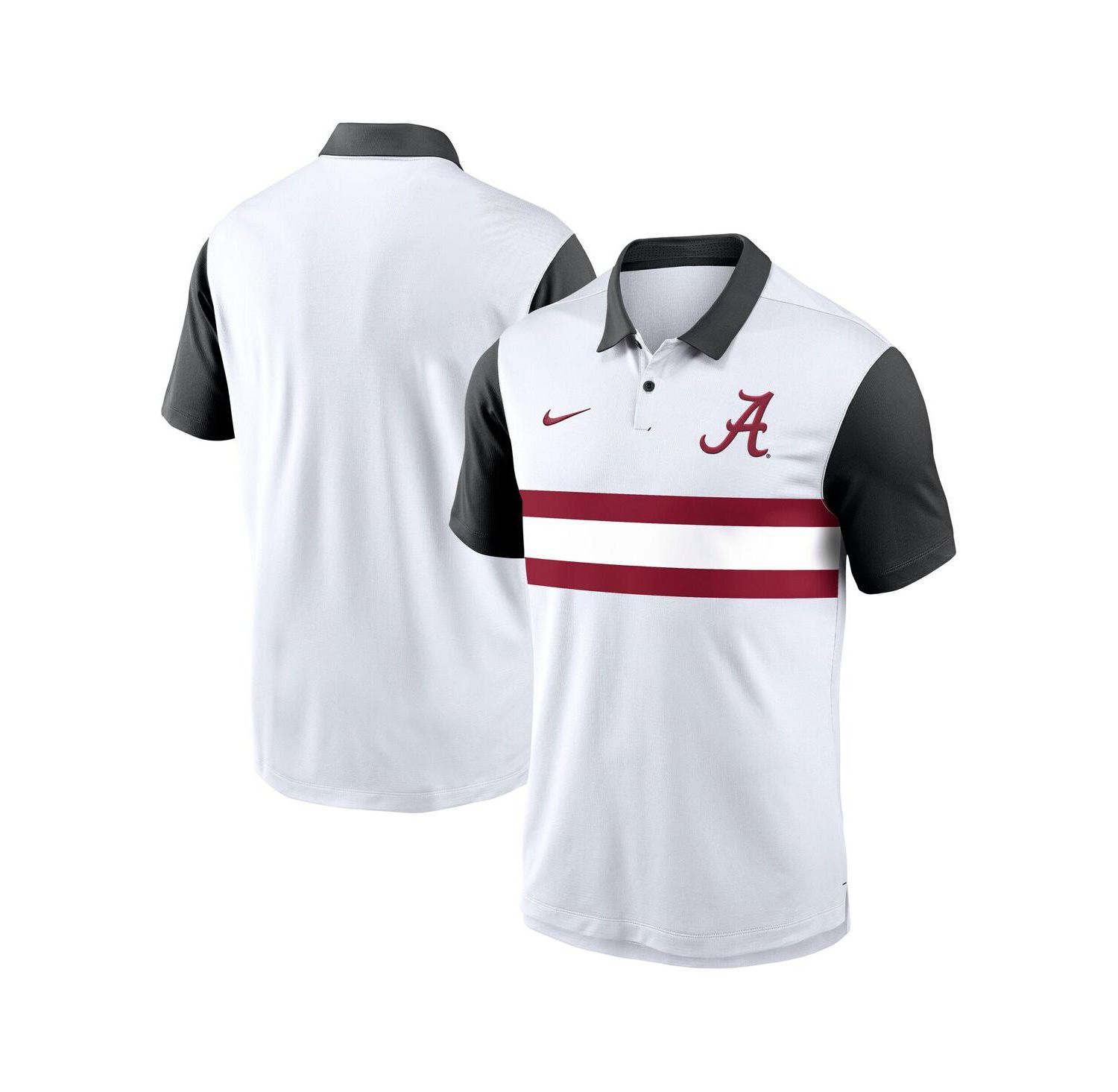 Men's White Alabama Crimson Tide Vapor Performance Polo Shirt